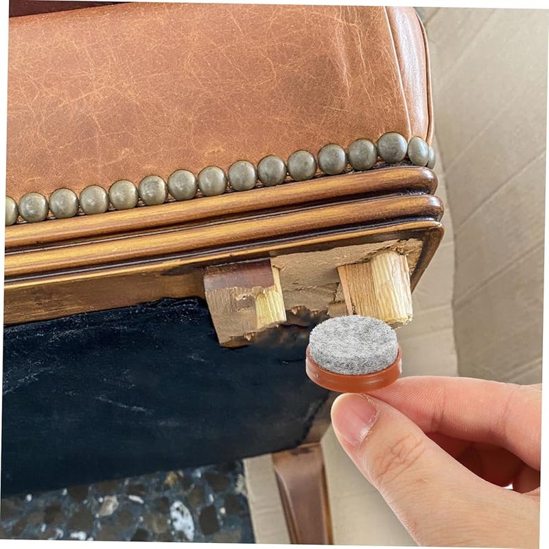 50 Pcs Felt Furniture Pads Non Slip Rug Pads for Chairs Desks Office Home Hotel Use - Image 3